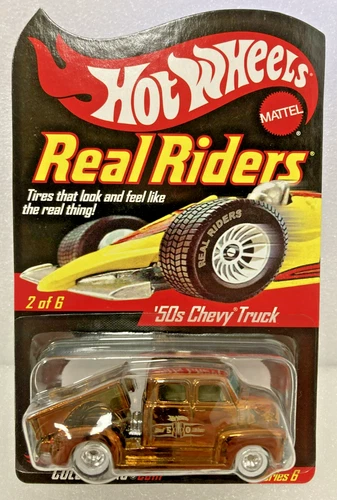 2006 Hot Wheels RLC 7040/11000 '50s Chevy Truck W/Case New Red Line Real Riders
