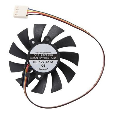 Für SEEWO SC7010M12VSF DC12V 0,18A 4Pin Lüfter