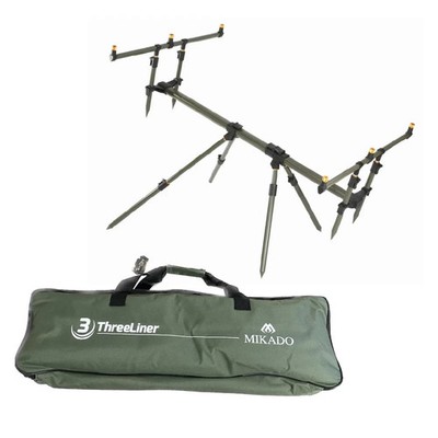 Mikado - THREELINER - 3 Rod Pod - Fishing Rod - Pod