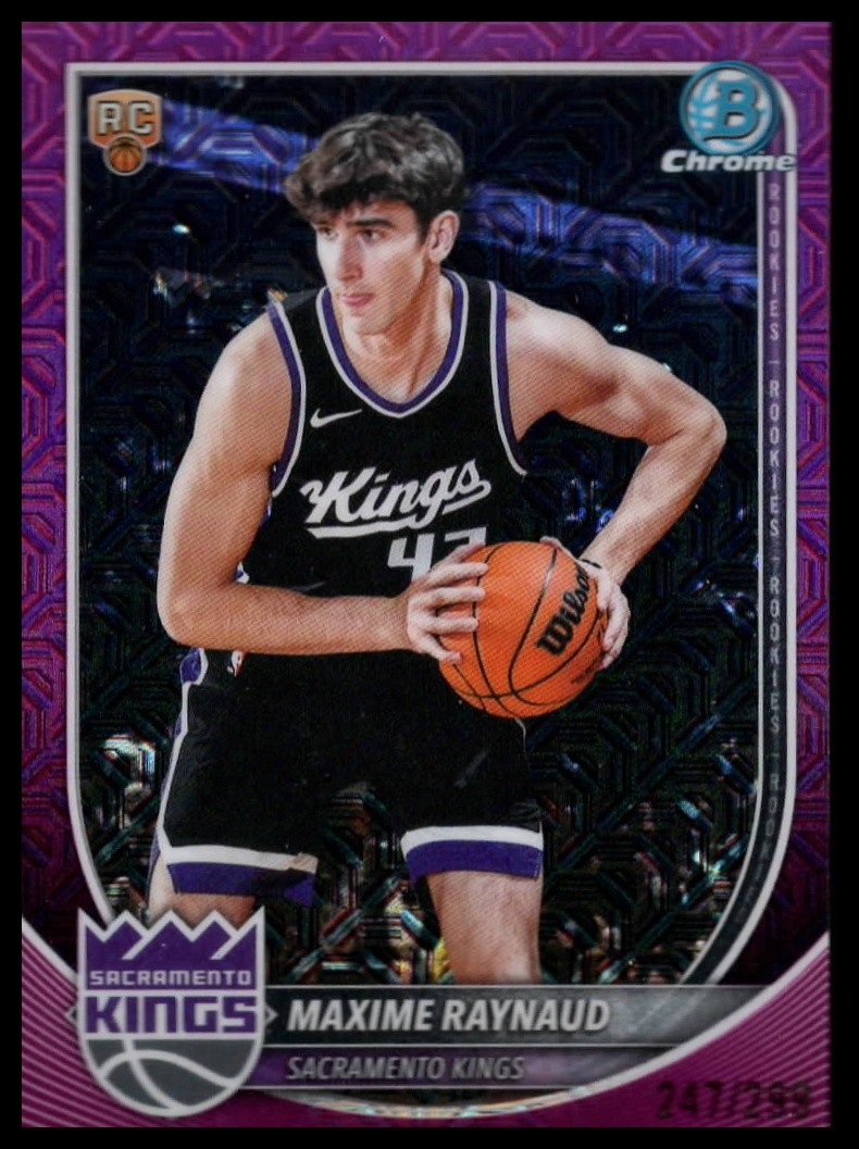 2025 Bowman Chrome Basketball Maxime Raynaud #BCV-43 NM