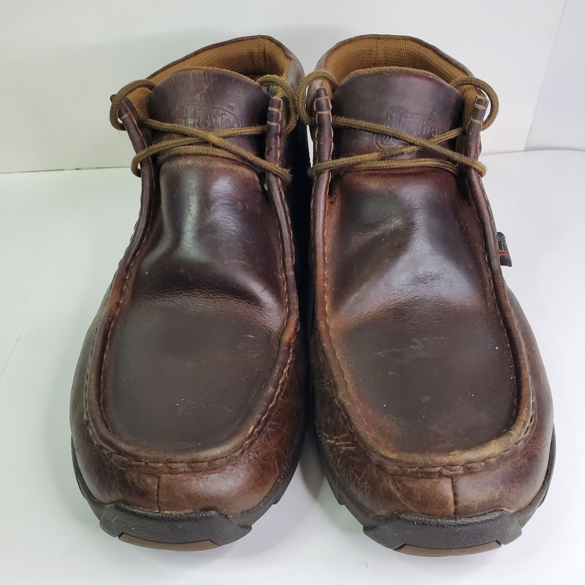 Justin Boots Cappie Chukka Men’s 13M Work Shoes 232 Brown Leather Lace Up Justin Boots Cappie Chukka Men main image 2