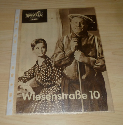 Progress Filmprogramm 74 / 60 - Wiesenstraße 10 - Programmheft 1960 60er 60s