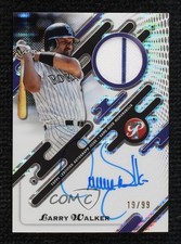 2025 Topps Pristine Pieces Relics Refractor 19/99 Larry Walker Auto HOF 1i0l