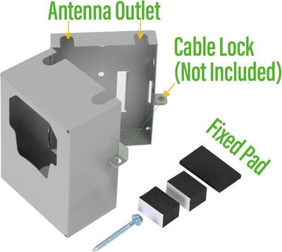 Metal Security Box Moultrie Edge Cellular Trail Camera 16-Gauge Steel Anti-Theft
