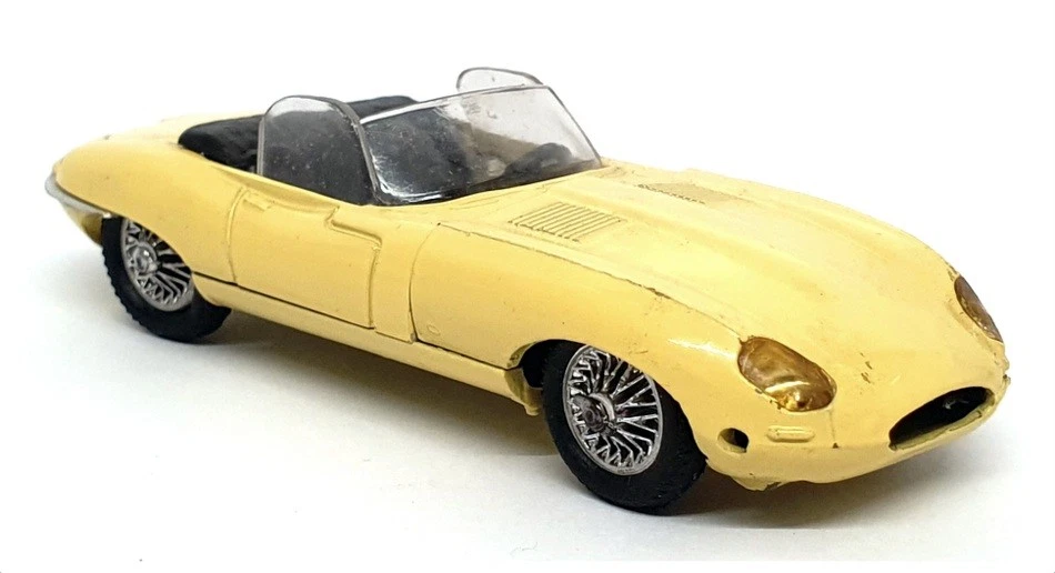 Diecast Eligor escala 1/43 PY01 - Jaguar E-Type - amarillo prímula Foto 2 de 4