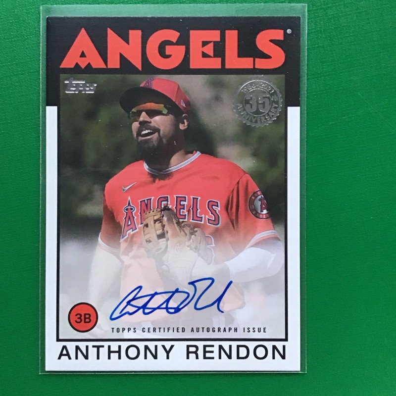2021 Topps '86 Topps Autographs #86AARE Anthony Rendon