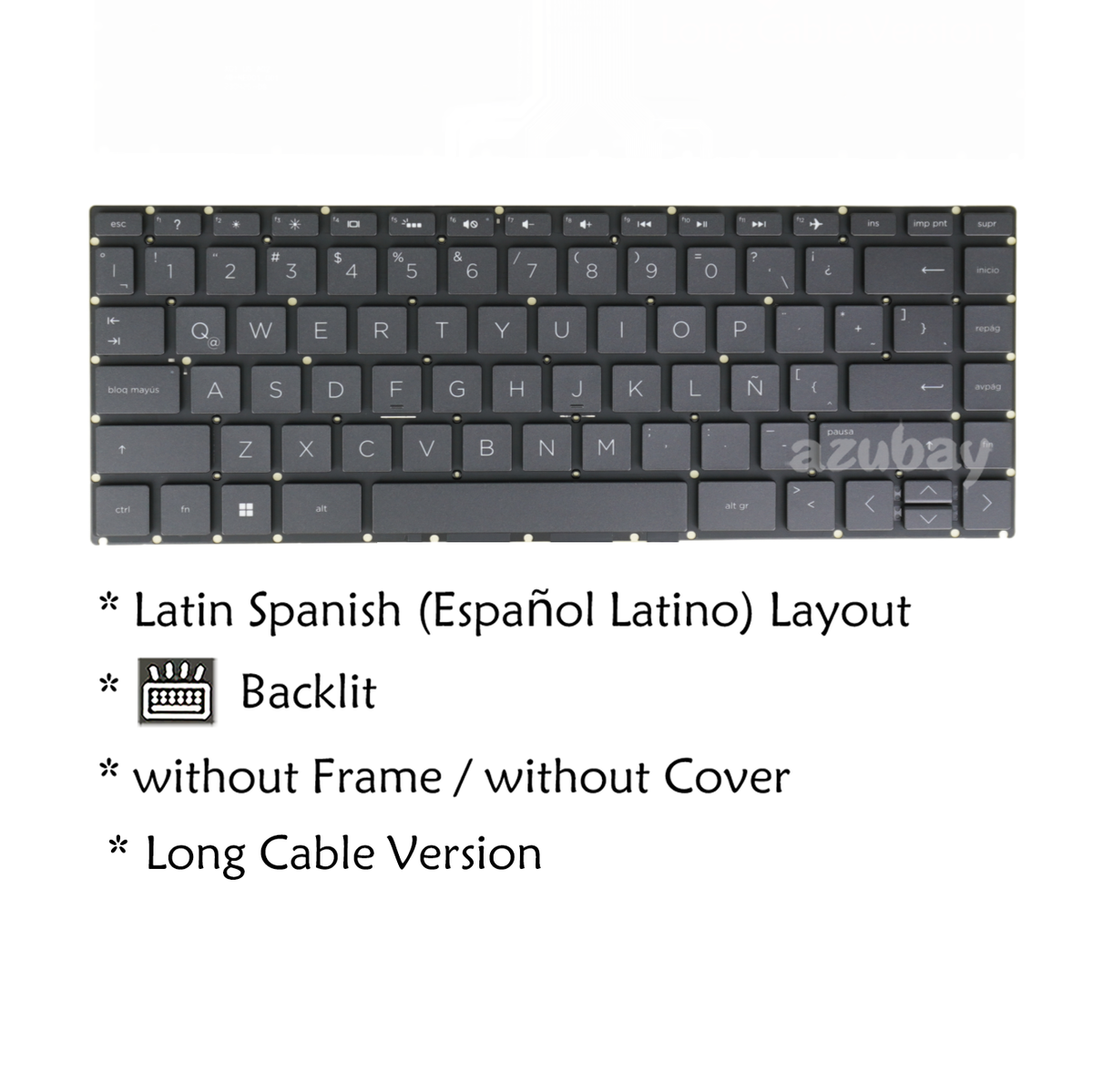 Teclado Español For HP L15606-161 L24817-161 6037B0144110 NSK