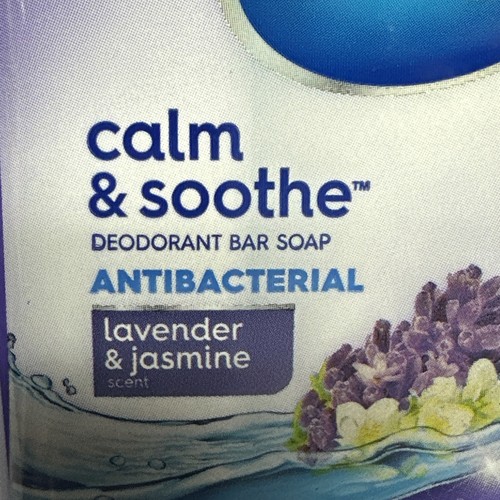 18 Bars Dial CALM & SOOTHE Antibacterial Bar Soap LAVENDER & JASMINE Hydraclean - Picture 3 of 7