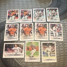 2022 Topps Houston Astros 11-Card Lot Yordan Alvarez, Correa, Verlander