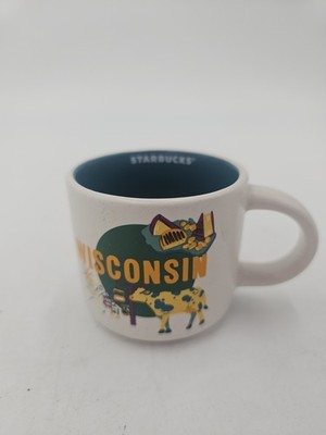 Starbucks WISCONSIN Discovery Series Collectible ORNAMENT Expresso Mini Mug 2 oz