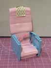1999 Vintage Barbie Blue Jumbo Jet Airplane Replacement Part ~ Seat W/seat Belt