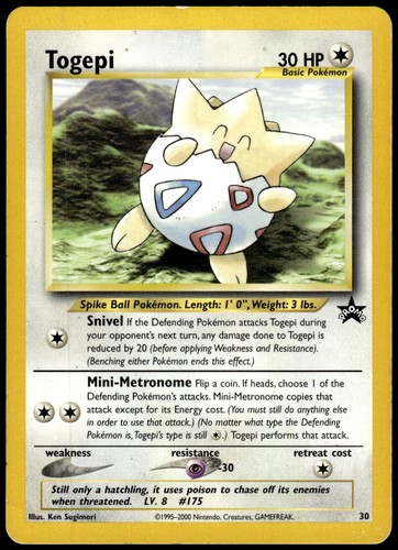 Togepi 30 Wizards Black Star Promos Pokemon PKM-B1-12-28