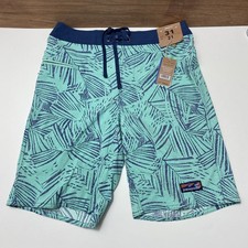 Patagonia Swim Trunks Men's 31 Blue Acua 21 leg Board Shorts Surf