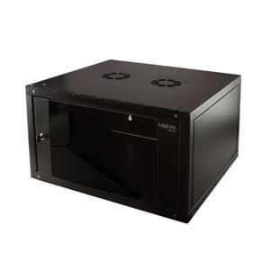 LogiLink W15E66B Rack Cabinet 15U Wall Mounted Black ~E~