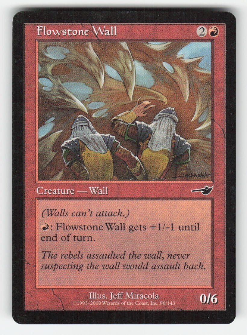 2000 Flowstone Wall Nemesis 80 MTG