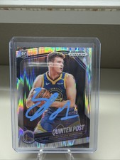 2024 Prizm Black Quinten Post /249 Signed In Person Autograph