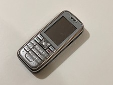 Nokia 6233 Silver color GSM Vintage Phone parts only