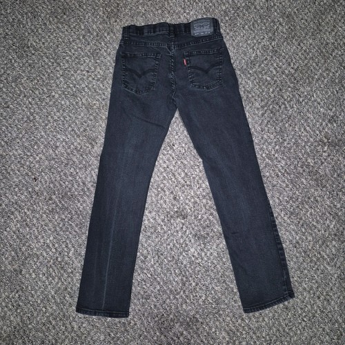 LEVI'S Performance 511 SLIM Black Casual Denim Jeans Size 14 Reg Juniors Teen - Picture 2 of 7