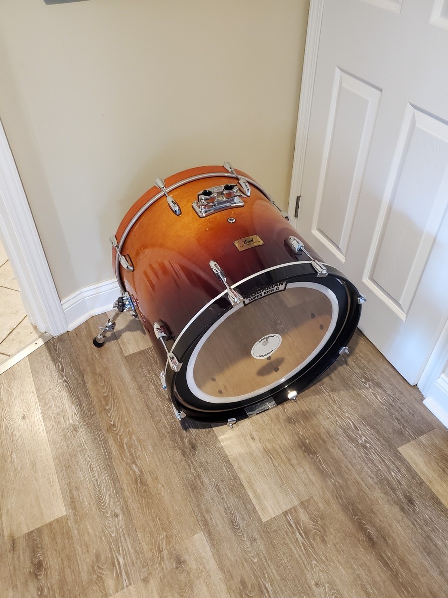 Pearl 木製パーカッション ダークブラウン PEARL SESSION CUSTOM 18x22 Bass Drum (All Maple Shell) VGC | eBay