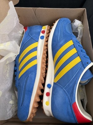 adidas LA Trainer IG7878 Bright Royal Blue Gelb Rot Gr. 45 1/3 Neu OVP