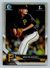 2018 Bowman Draft BDC-95 Braxton Ashcraft Pittsburgh Pirates 1st Refractors