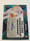 2023-24 Prizm Draft Picks - College Penmanship Azuolas Tubelis #CP-AZT Green