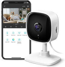 Tapo 1080P Indoor Security Camera for Baby Monitor, Dog Camera W/Motion Detectio