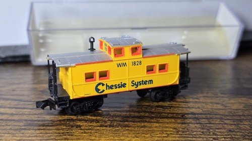 Sistema de ajedrez Life Like escala N Western Maryland Mundial centro cúpula caboose 1828 | Zustand: New