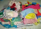 Vtg Barbie Clone & Larger Doll Clothes Junk Lot 78pc 60s 70s 80s 90s As Is