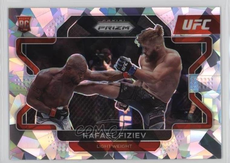 2022 Panini Prizm UFC Ice Prizm Rafael Fiziev #98 Rookie RC 0nr3