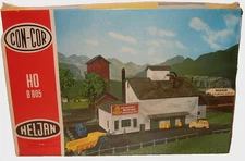 HO Scale Con-Cor B-805 Grain Mill New Sealed Box Kit Heljan