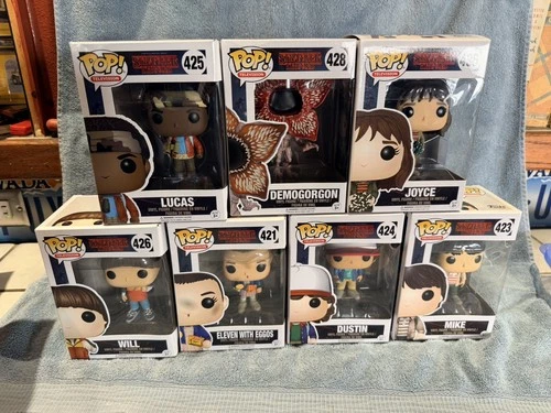 FUNKO POP STRANGER THINGS ELEVEN W EGGOS LUCAS WILL DEMOGORGON DUSTIN MIKE JOYCE