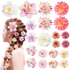 21 PCS Flowers Hair Accessories for Women and Girls Boho Hair Barrettes Clips Fl