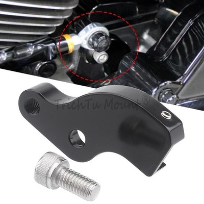 Schwarzer Schalthebel Neutral Assist Halterung Fit für Harley M8 Softail Touring