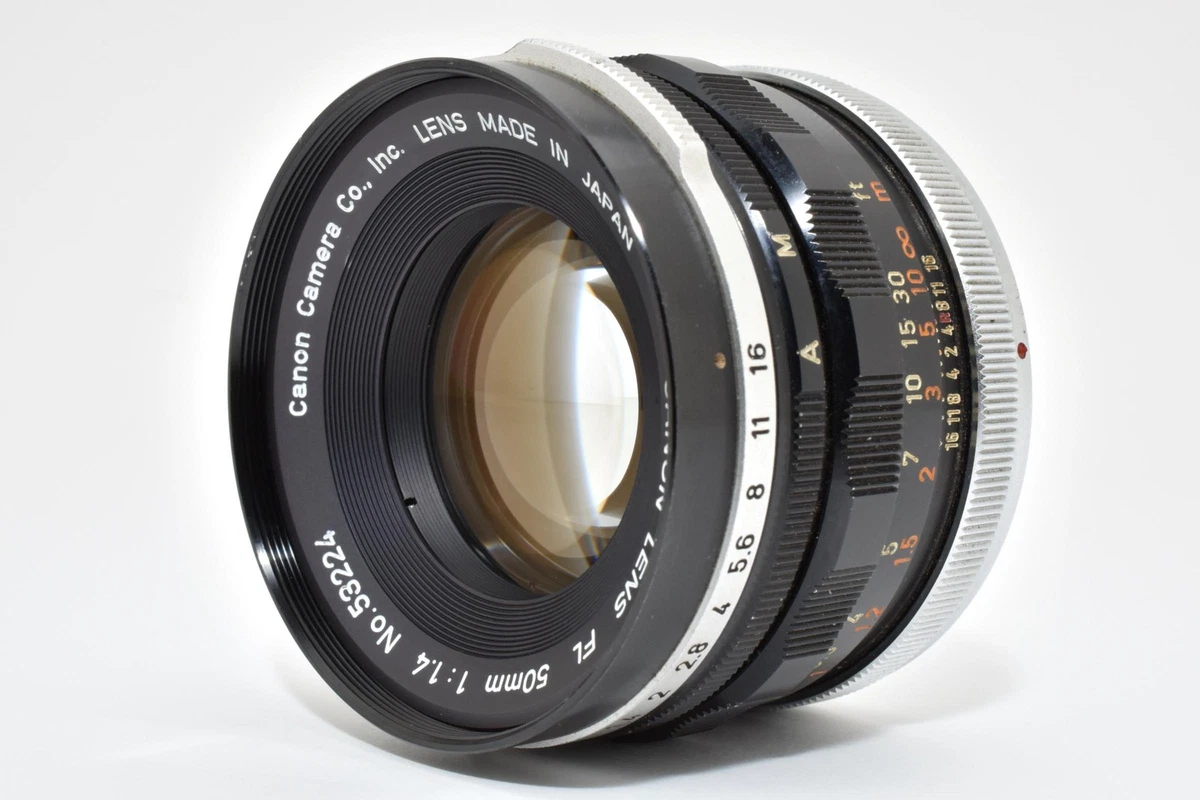 Canon FL f/1.4 Lenses 50mm Focal for sale | eBay