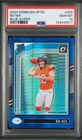 2024 Panini Donruss Optic - Rated Rookie Bo Nix #209 Blue Hyper Prizm RC PSA 10