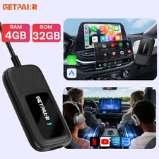Getpairr P2V Ultra Multimedia CarPlay Ai Box Wireless Android Auto Adapter 10APP