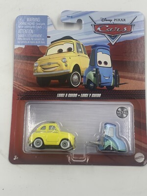 Disney Pixar Cars　マテル　 ルイージ & グイード 　セット Disney Pixar World of Cars - Luigi, Guido & Tractor Movie