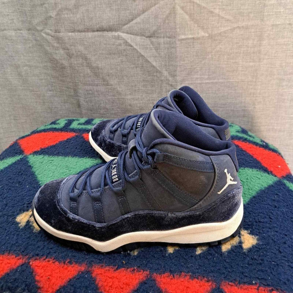 Nike Jordan 11 Retro PS Midnight Navy Metallic Silver DO3857