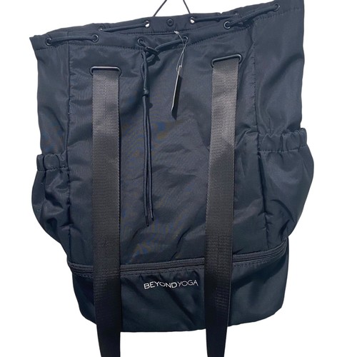Beyond Yoga wandelbarer Sportbeutel Rucksack schwarz Neu mit Etikett 19 x 12 x 5,5 Zoll BEY-FA-042 - Bild 1 von 7