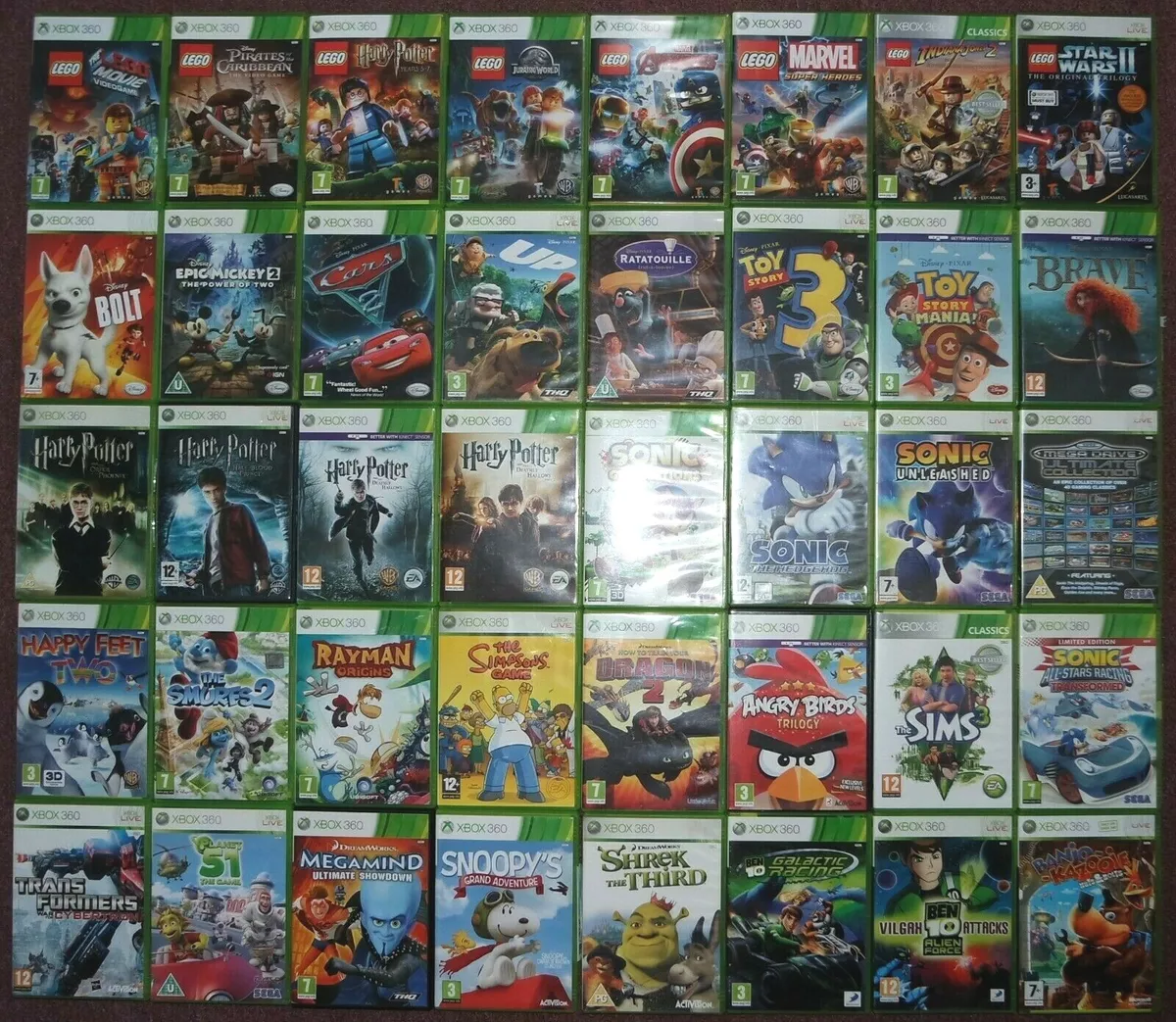 Xbox 360 Game for Kids - Children Games Buy One Or Bundle Up PAL UK