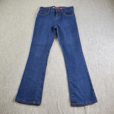 The Childrens Place Jeans Girls 10 Blue Bootcut Flare Denim