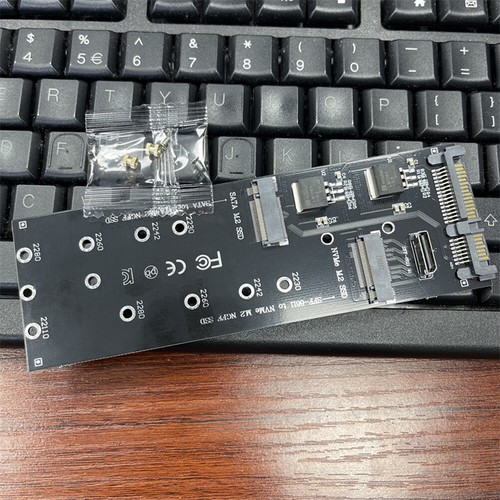 M.2 SSD To Sata Adapter Card NVMe M.2 NGFF To SFF-8611 Adapter Fit for Mainboard - Photo 6/12