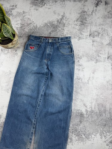 WU-TANG CLAN VINTAGE DENIM RAP HIP HOP BAGGY SKATE CARPENTER WU WEAR JEANS PANTS - Picture 18 of 24