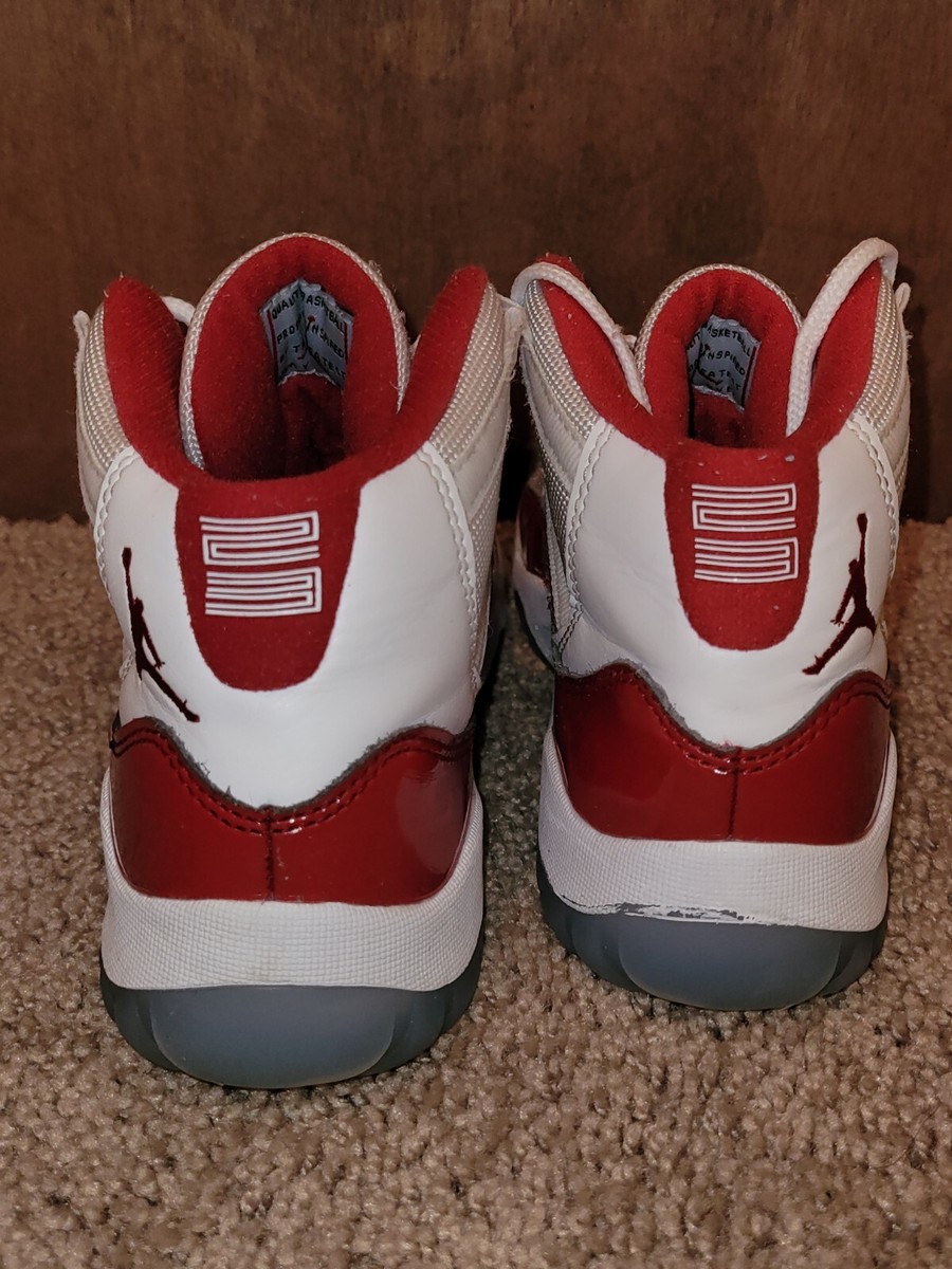 Jordan 11 Retro Mid Cherry Youth Size 2.5Y - Cherry Red and