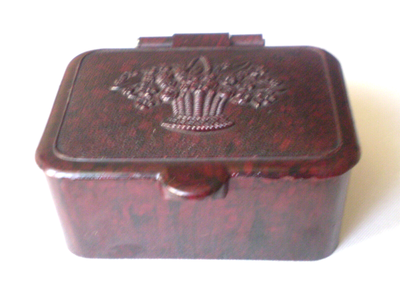 Boîte Vintage En Bakélite - Objet D'occasion - Matériau Rétro Des Années 50/60