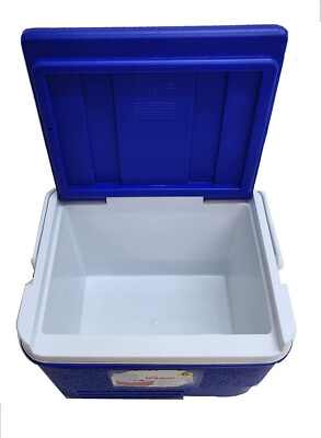 Insulated Chiller Ice Box LTR (Blue) Small Size for Ice Cubes, Small Items