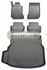 Z330442 SET Kofferraumwanne Gummifußmatten für Mercedes C-Klasse W204 Facelift L