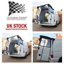 Vw T4 Transporteur Porte Arrière De Fourgon Tente Abri Housse Noir/Gris