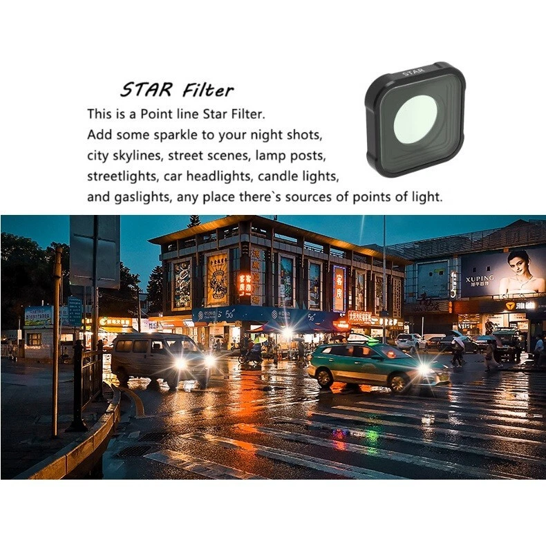 Star Filter Lens for GoPro Hero 13 12 11 10 9 Black - Image 3 of 4